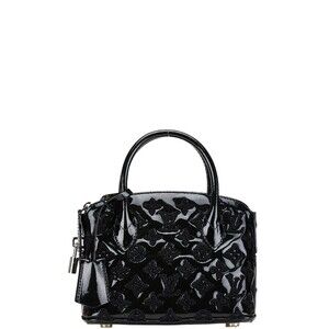 Louis Vuitton Vernis Lockit Bouclette Handbag Noir Black Patent Vernis